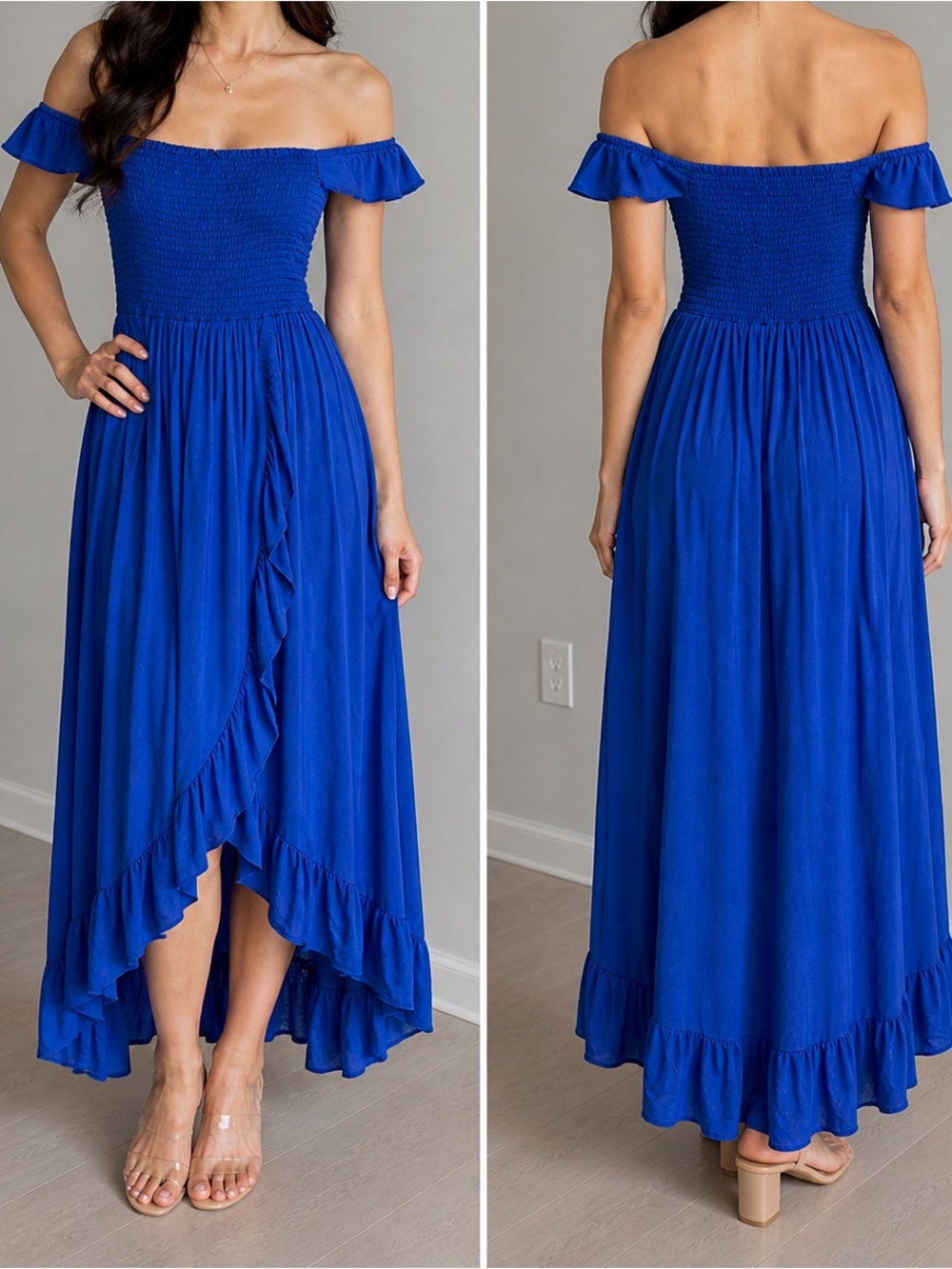 New Altar’d State Royal Blue Maxi Dress – Size XS